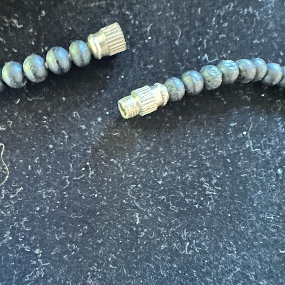 Vintage African Style Beaded Disc Necklace - Picture 3 of 3